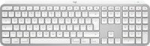 Arvuti klaviatuur Logitech  Logitech Keyboard 920-011638 / MX Keys S for Mac Light gray