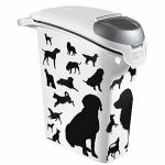 Kariloomade jaoks iLike  Trauks baribas uzglabasanai Love Pets Dogs 10kg 23L 23 2x49 7x50 3cm melni suni 3253923882087
