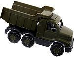 M&auml;nguasjad polesie  Polesie "Maxik"  military dump truck in a net - 49025