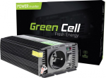 Autotarvikud Green cell  Green Cell  Registered  Voltage Car Inverter 12V to 230V  300W