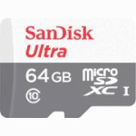 Andmekandjad SanDisk  SanDisk Ultra Light microSDHC + SD Adapter 64GB 100MB/s Class 10