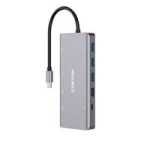 &Uuml;leminek Canyon  Canyon USB-13-in1 HUB USB-C  2xHDMI/4xUSB/2xUSB-C/RJ45/VGA retail