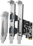 Teine toode Axagon  AXAGON PCEA-PSN PCIe-Adapter mit 1x Parallel- + 2x Seriell-Ports - ASIX AX99100 Chipsatz