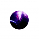 Universaalne telefonihoidja (Popsocket) iLike Universal Pop Holder Cosmos Purple