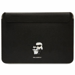 Tagakaaned Karl Lagerfeld  Karl Lagerfeld Saffiano Karl&Choupette case for a 14" laptop - black