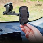 Automaatne hoidja SBS  SBS TEHWSUPWIND smartphone holder telescopic with suction cup - black