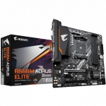 Intel protsessori emaplaat Gigabyte B550M AORUS ELITE 1.0 Processor family AMD, Processor socket AM4, DDR4 DIMM, Memory slots 4, Number of SATA connectors 4 x SATA 6Gb/s connectors, Chipset AMD B, Micro ATX