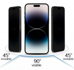 Kaitseklaasid iLike Samsung GALAXY S23 ULTRA TEMPERED PRIVACY GLASS Black