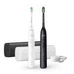 Hambahari Philips  HX7119/02 Sonicare Series 5500 | Electric Toothbrush, Duo pack | Rechargeable | For adults | Number of brush heads included 2 | Number of teeth brushing modes 2 | White/Black