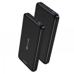 V&auml;line aku USAMS Universal US-CD92 QC3.0 Power Bank 10000mAh Black