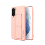 Tagakaaned Wozinsky - Wozinsky Kickstand Case silicone case with stand Samsung Galaxy S21+ 5G pink