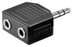 Muu arvutitarvik Goobay Headphone AUX adapter; 3.5 mm jack 1-to-2