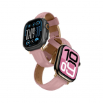 Nutikella- k&auml;ev&otilde;rude tarvikud AmazingThing AmazingThing Class Band Leather Strap for Apple Watch 45 / 46 / 49 mm - Pink