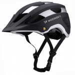 Jalgratta tarvik Wozinsky  Wozinsky MTB bicycle helmet with removable visor, lightweight L - black and silver