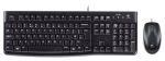 Arvuti klaviatuur Logitech  Logitech MK120 corded Desktop black USB (US)