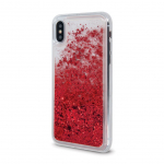 Tagakaaned OEM Apple iPhone X / iPhone XS Liquid Sparkle TPU Back Case Red