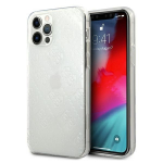 Tagakaaned Guess  Guess GUHCP12L3D4GTR iPhone 12 Pro Max 6.7" transparent hardcase 4G 3D Pattern Collection