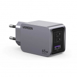 Adaptrid Ugreen Nexode Pro USB-A+2 USB-C 65W Mini GaN Fast Charger Set Grey