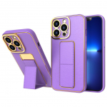 Tagakaaned Hurtel  New Kickstand Case case for iPhone 12 Pro with stand purple
