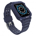 Tagakaaned Hurtel - Protect Strap Band for Apple Watch 42/44/45mm Armored Case Strap - Blue