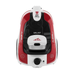 Tolmuimeja ETA Vacuum cleaner Salvet 051390000 Bagless, Power 700 W, Dust capacity 2.2 L, Red