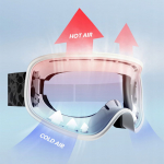Teised Qunature  Qunature Panda Ski Goggles for Kids - Black/White