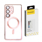 Tagakaaned Wozinsky  Wozinsky Electroplated Case with Magsafe for Samsung Galaxy S25+ - Pink