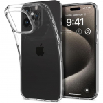 Tagakaaned Spigen  Spigen Liquid Crystal Case for iPhone 15 Pro Max - Clear