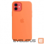 Tagakaaned Apple Silicone Case with MagSafe for iPhone 12 mini Kumquat