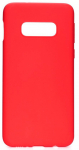 Tagakaaned Evelatus Samsung Galaxy S10e Premium Soft Touch Silicone Case Red