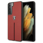Tagakaaned Ferrari  Ferrari FEOSIHCS21MRE S21+ G996 red/red hardcase Off Track Leather Nylon Stripe
