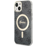 Tagakaaned Guess  Guess 4G MagSafe case for iPhone 14 - black
