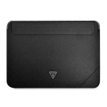 Tagakaaned Guess  Guess Saffiano Triangle Logo case for a 14" laptop - black