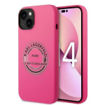 Tagakaaned Karl Lagerfeld  Karl Lagerfeld KLHCP14MSRSGRCF iPhone 14 Plus 6.7 "hardcase pink / pink Silicone RSG