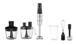 Mikserid ja blenderid TEFAL Blender Infinity Force Pro 5in1 HB95LD38 Hand Blender, 1200 W, Number of speeds Variable, Black/Stainless steel