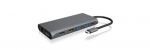 Muud kaubad Raidsonic 12-in-1 USB Type-C dock with PD 100W BOX IB-DK4050-CPD 2xUSB 3.0 Type-A, 2xUSB 2.0 Type-A, 1xUSB 3.0 Type-C, 1xLAN RJ45, 2xHDMI, 1xDisplayPort