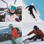 Teised Qunature  Qunature Pink Frameless Ski Goggles - Pink