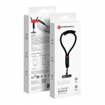 Muu Forcell  FORCELL F-DESIGN R10X40 wrist phone lanyard with adjustable length (max 20cm in the loop) black