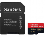 M&auml;lukaardid SANDISK BY WESTERN DIGITAL  MEMORY MICRO SDXC 512GB UHS-I/W/A SDSQXCD-512G-GN6MA SANDISK