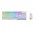 Arvuti klaviatuur MSI  KEYBOARD +MOUSE/VIGOR GK30 COMBO WHITE US
