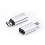 &Uuml;leminek OEM  Adapter Typ C (female) to Micro USB (male) silver