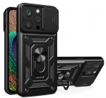 Tagakaaned iLike Apple iPhone 14 Pro Max Armor Camshield case Black