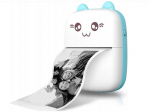 Teine toode Blun Cat Mini printer Mini printeris with 11 thermo paper rolls 75mm