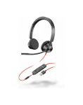 K&otilde;rvaklapid Poly  Wire headphones Jack 3,5 mm / USB A Poly Blackwire C3325 black