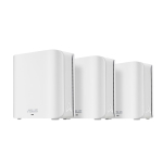 Ruuterid Asus Wireless Router||ZenWiFi BD4|Product type Mesh router|Qtty 3 pc(s)|Wi-Fi band Dual-band (2.4 GHz / 5 GHz)|Wi-Fi 7 (802.11be)|Ethernet WAN Yes|2xEthernet LAN (RJ-45) ports|WLAN speed 2882 Mbit/s|Internal memory 512 MB|Flash memory 128 MB ...