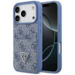 Tagakaaned Guess  Guess 4G Double Card Triangle Case for iPhone 18 Pro / 17 Pro - blue
