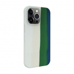 Tagakaaned Evelatus Apple iPhone 14 Pro Silicone case Multi-Colored Green