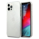 Tagakaaned Guess  Guess GUHCP12M3D4GTR iPhone 12/12 Pro 6.1" transparent hardcase 4G 3D Pattern Collection