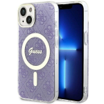 Tagakaaned Guess  Guess 4G MagSafe case for iPhone 14 - purple