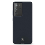 Tagakaaned Mercedes-Benz  Mercedes Silicone Line Case for Samsung Galaxy S21 Ultra - Blue